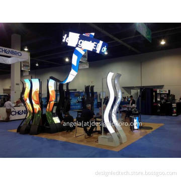 P6mm soft flexible led video display